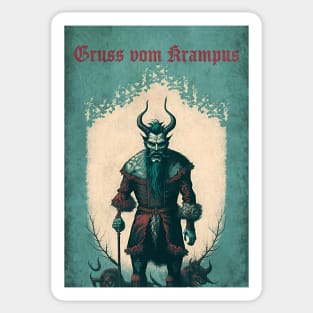 Gruss Vom Krampus Sticker